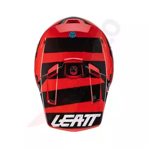 Leatt GPX 3.5 V22 raudonas juodas XXL motociklininko krosinis enduro šalmas-5