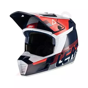 Helm Motorrad Cross Enduro Leatt GPX 3.5 V22 Aqua dunkelblau rot S -2