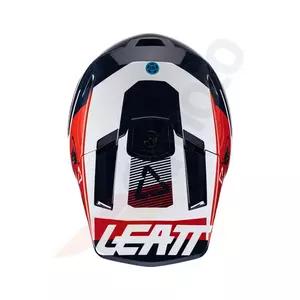 Leatt casco moto cross enduro GPX 3.5 V22 aqua navy red S-5
