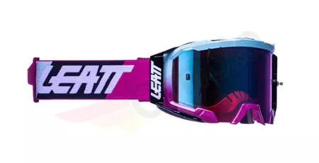 Leatt Velocity 5.5 V22 motorcykelbriller Iriz lilla/blå spejlglas blå/lyserød 26%. - 8022010340