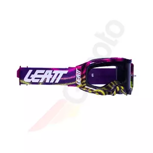 Lunettes de moto Leatt Velocity 5.5 V22 violet jaune/noir verre gris 58%.-1
