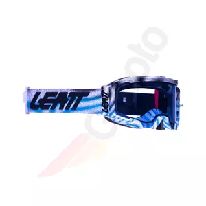 Lunettes de moto Leatt Velocity 5.5 V22 blanc bleu/noir verre bleu 70%-1