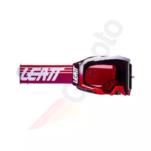 Leatt Velocity 5.5 V22 Motorradbrille rot weiß Glas 32%-1