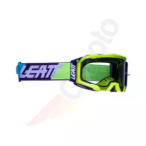 Leatt Velocity 5.5 V22 Motorradbrille schwarz blau/gelb fluo geräuchertes Glas 58 %.-1