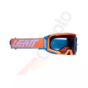 Leatt Velocity 5.5 V22 motocikla brilles oranži zilas, dūmu stikls 58% - 8022010370