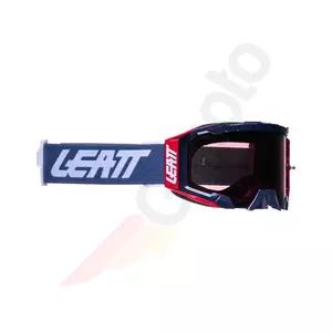 Leatt Velocity 5.5 V22 motorbril marineblauw rood gerookt glas 32%-1