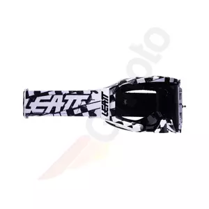 Leatt Velocity 5.5 V22 ochelari de protecție pentru motociclete negru alb fumuriu gri fumuriu sticlă 28%.-1