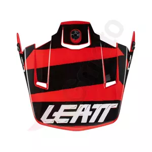 Daszek do kasku motocyklowego cross enduro Leatt GPX 3.5 V22 czerwony czarny XS-S - 4022300540