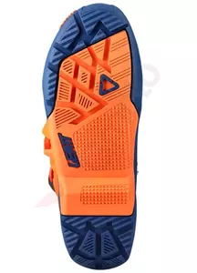 Leatt GPX 4.5 V22 arancione blu navy bianco 47 stivali moto cross enduro-4
