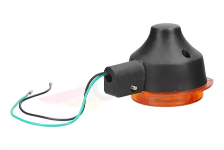 MZ S51 sprednja okrogla kontrolna svetilka oranžna-3