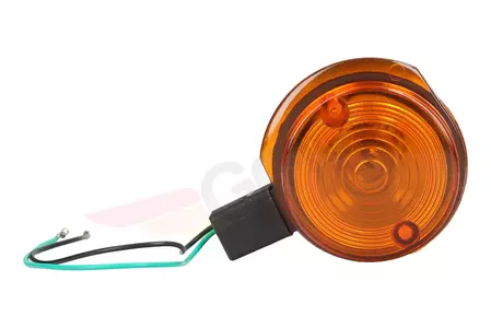MZ S51 främre rund blinkerslampa orange-4