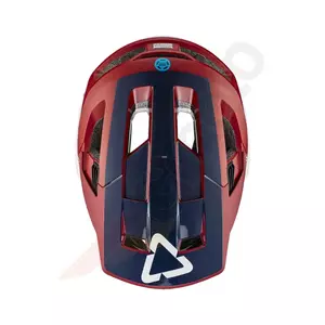 Leatt MTB helma 4.0 enduro V21.1 odnímatelná čelist bílá červená tmavě modrá L-3