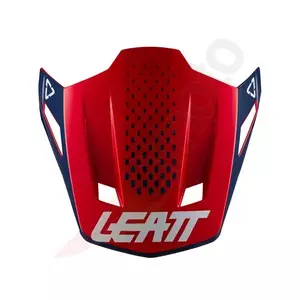 Leatt GPX 8.5 V21.1 мотоциклетна крос ендуро каска визьор червено морско бяло-1
