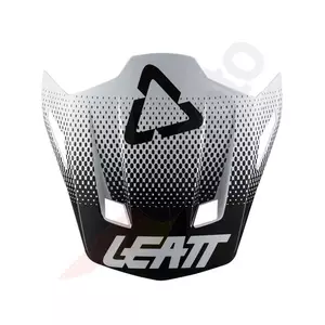 Leatt GPX 7.5 V21.1 Motorrad Cross Enduro Helm Visier weiß schwarz - 4021300130