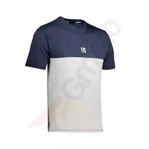 Leatt MTB shirt 1.0 wit marine L - 5021120703