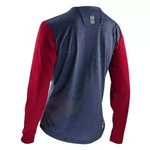 Damen MTB-Sweatshirt Leatt 2.0 lang Copper navy rot M-3