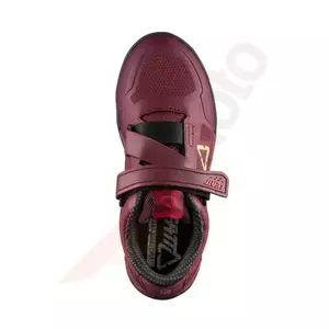 Дамски MTB обувки Leatt 5.0, цвят бордо 38.5-4