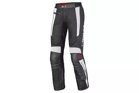 Held Takano II pantaloni da moto in pelle nero/bianco Slim L-98-1