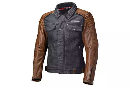 Held Jester giacca da moto in tessuto nero/marrone S-1