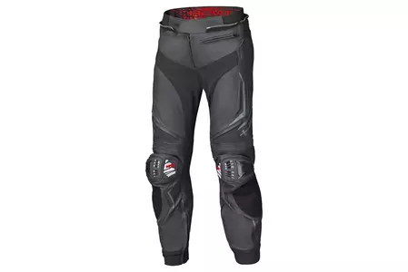 Held Grind II pantalones de moto de cuero negro Stocky K-27 - 51953-00-01-K-27