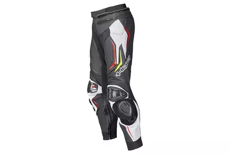 Pantaloni da moto in pelle Held Grind II nero/bianco/rosso 48-2