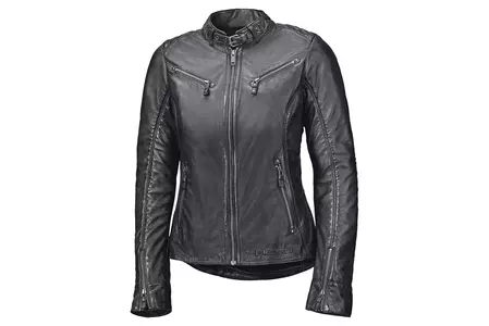 Held Lady Sabira jachetă de piele de motocicletă neagră D46-1
