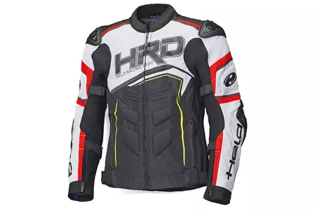 Veste moto Held Safer SRX noir/blanc/rouge S textile-1