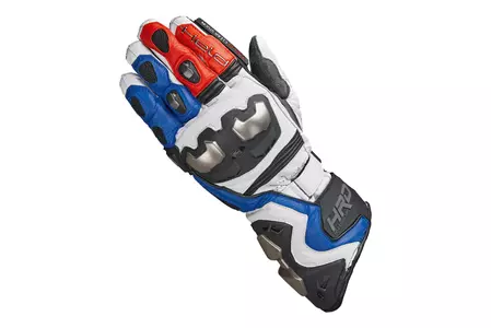 Held Titan RR kožené rukavice na motorku modré/červené/biele 8-1