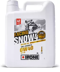 Olej silnikowy Ipone Snow Racing 4T 0W40 do skuterów śnieżnych syntetyczny 4 l (-45ST.C)