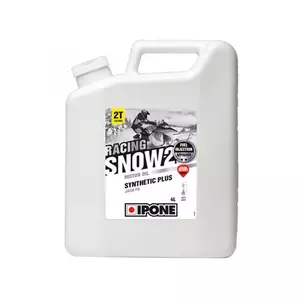 Olej silnikowy Ipone Snow Racing 2T do skuterów śnieżnych Półsyntetyczny 5 l zapach truskawkowy (-45ST.C) - 800175