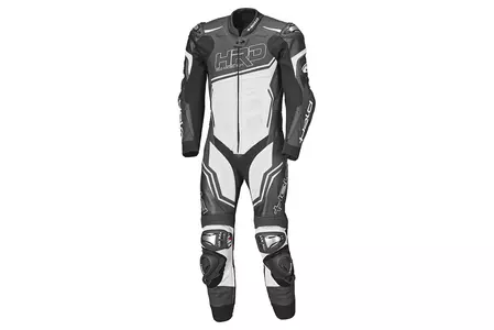 Held Slade II черен/бял кожен костюм за мотоциклет 48-1