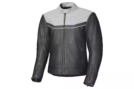 Held Heyden črna/siva 60 usnjena motoristična jakna-1