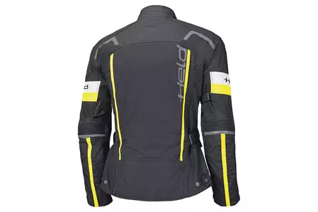 Held 4-Touring II giacca da moto in tessuto nero/giallo fluo S-2