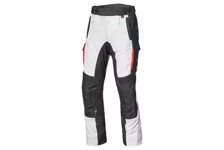 Calças de motociclista Held Torno Evo Gore-Tex em tecido cinzento/vermelho M-1