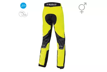 Held Rainblock Base Дамски панталон за дъжд черен/флуорово жълт DXXL-2