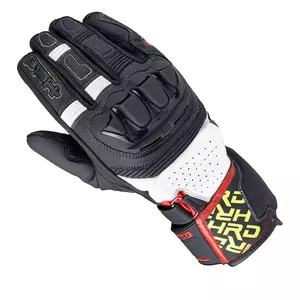 Held Revel 3.0 črno-bele/rdeče usnjene motoristične rokavice 9-2