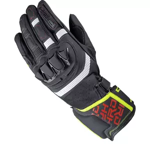 Held Revel 3.0 gants moto cuir noir/blanc/rouge 10 - 22213-00-07-10