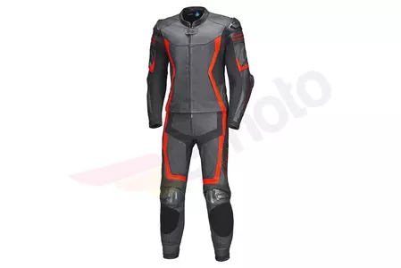 Held Street-Rocket Pro kožno motociklističko odijelo crno/neon crveno 60-1