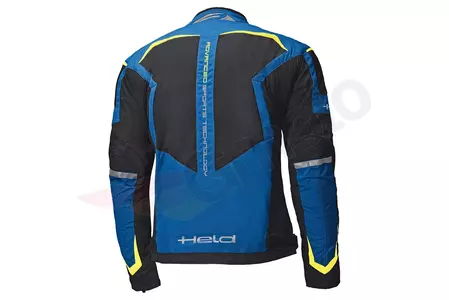 Held Zelda kék/fluo sárga textil motoros dzseki XL-2