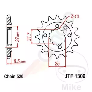 Přední řetězové kolo JR 350 13z (JTF1309.13) - 35013JR