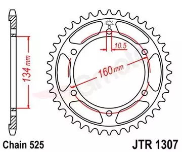 Zębatka tylna JR 4405 JTR1307