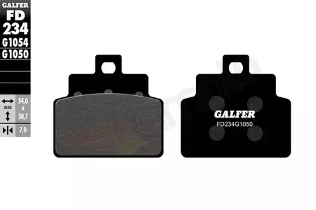 Полуметални спирачни накладки Galfer - FD234G1050