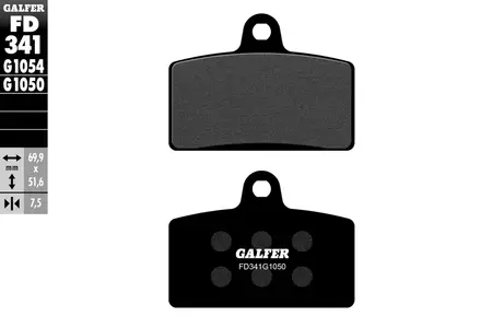 Zavorne ploščice Galfer S58-1