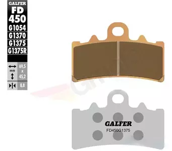 Galfer KH 606 FD450G1375 bremžu uzlikas-1