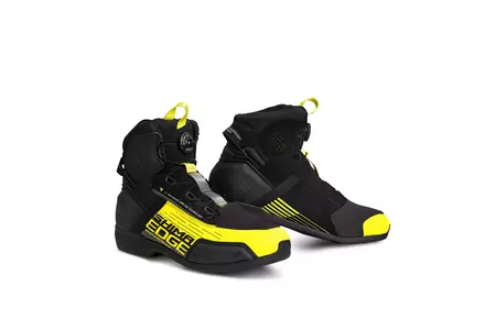 Shima Edge WP bărbați fluo 45 cizme pentru motociclete - 5904012602786