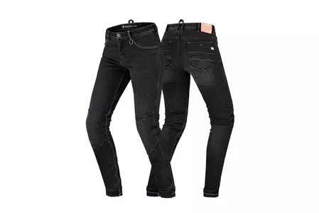 Spodnie motocyklowe jeansy damskie Shima Devon Lady czarny 28-3