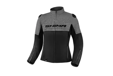 Shima Drift Lady šedá XXL dámska textilná bunda na motorku-1