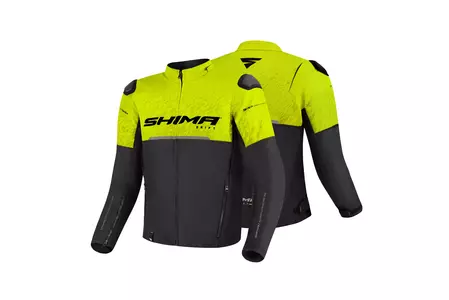 Shima Drift Men fluo S jachetă de motocicletă din material textil pentru bărbați-3