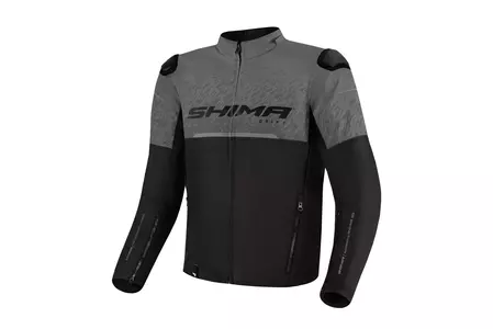 Shima Drift Pánská šedá textilní bunda na motorku XL - 5904012608672