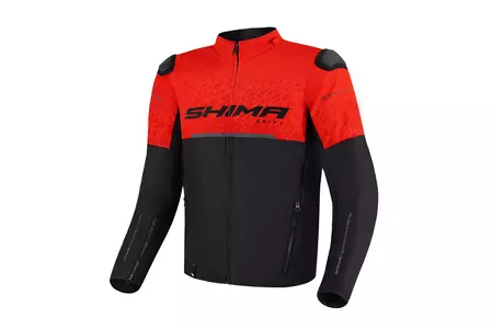 Jachetă de motocicletă Shima Drift bărbați roșu 3XL din material textil-1